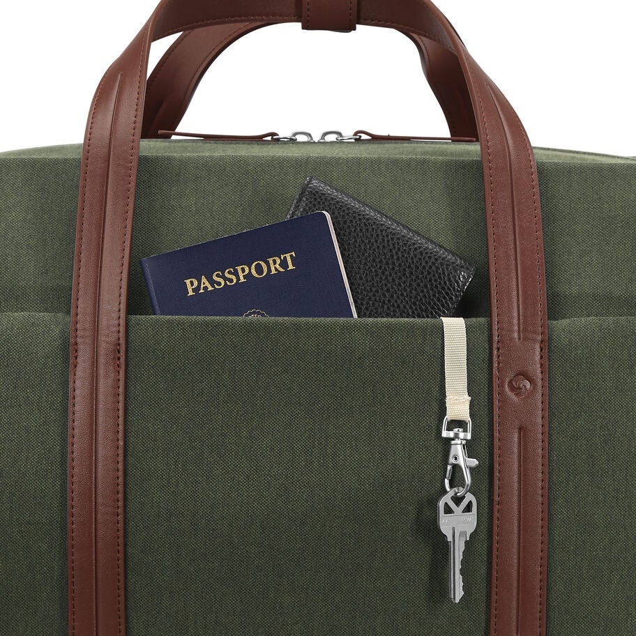Virtuosa Wheeled Duffel in the color Pine Green. image number 5